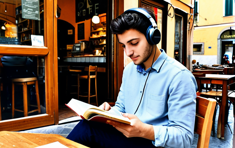 이탈리아어 학습 시 모국어 영향 - Mastering Italian Grammar**

"A friendly Italian language teacher helping a student with grammar exe...